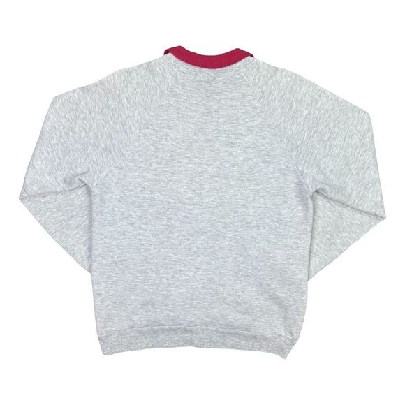 Vintage Gopher Sport Playful Kitten Grandmacore Crew Neck Collared Sweatshirt - Picture 5 of 6